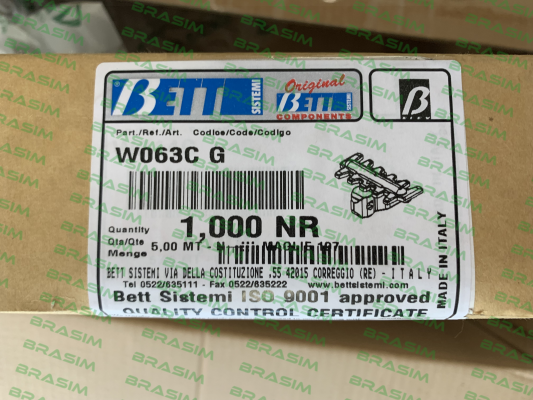 BETT SISTEMI-W063CG price