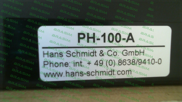 Hans Schmidt-PH-100A price