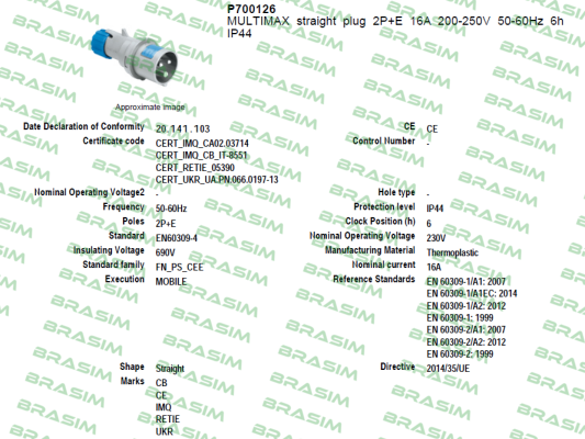 Mennekes-700126  price