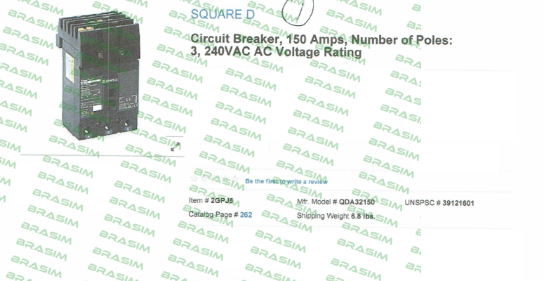 Square D (Schneider Electric)-QDA32150  price