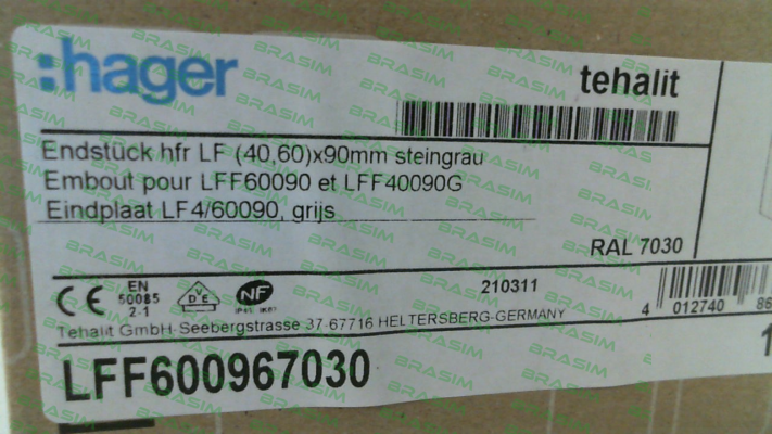 Hager-LFF600967030 price