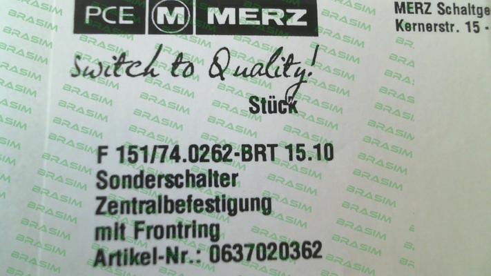 Merz-F 151/74.0262-B15.10 price