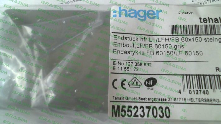 Hager-M55237030 price