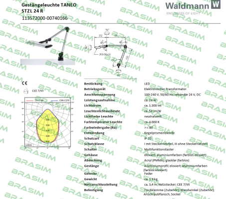 Waldmann-113572000-00740166 price