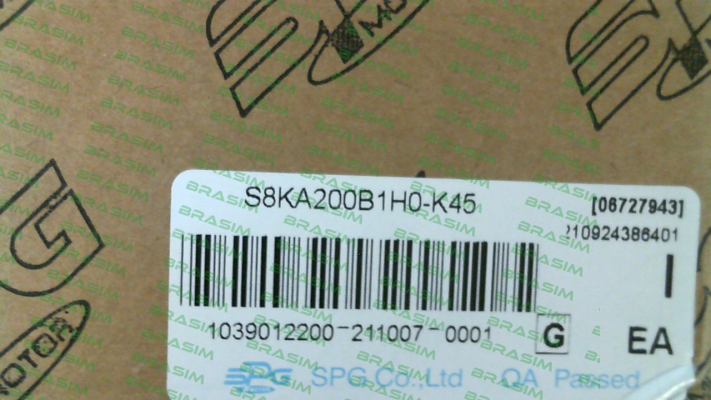 Spg Motor-S8KA200B1H0-K45 price