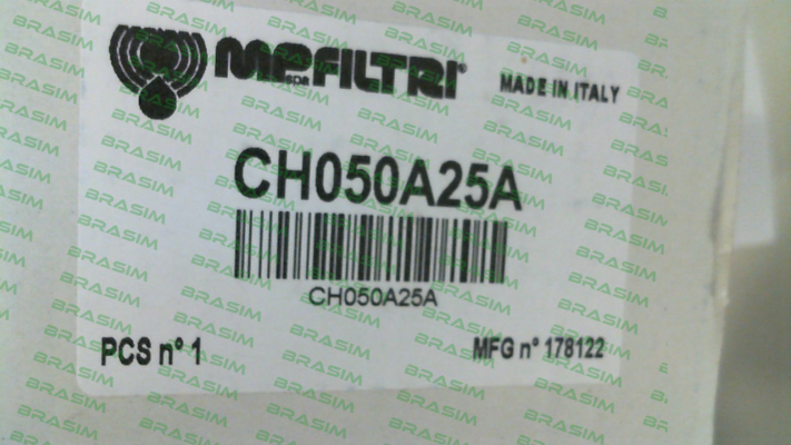 MP Filtri-P/N: 1056 type: CH-050-A25-A price