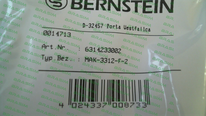 Bernstein-p/n: 6314233002, Type: MAK-3312-F-2 price