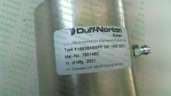 Duff Norton-1683 BK 3/8" price