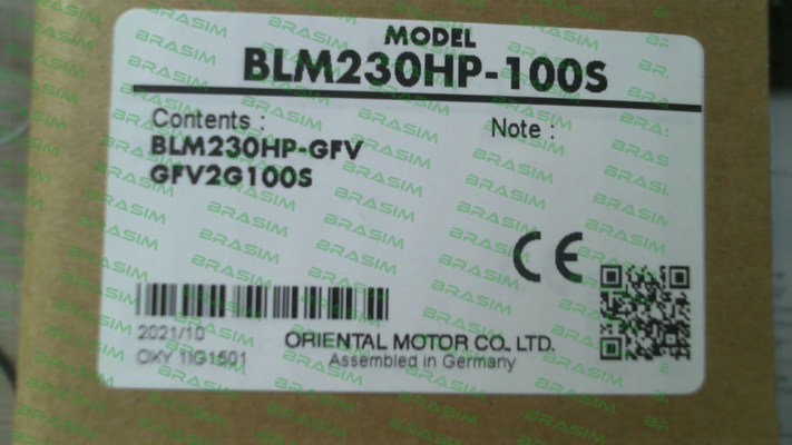 Oriental Motor-BLM230HP-100S (BLM230HP-GFV +GFV2G100S) price