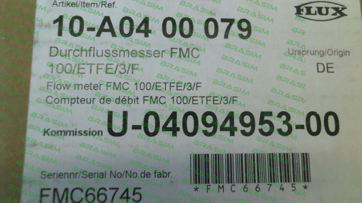 Flux (Sondermann)-10-A04 00 079 / FMC 100/ETFE/3/F price