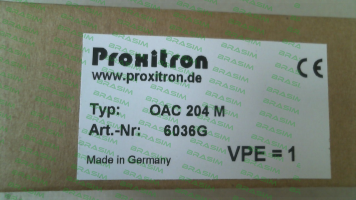 Proxitron-6036G / OAC 204 M price