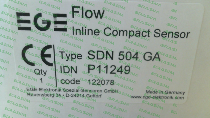 Ege-P11249, Type: SDN 504 GA price