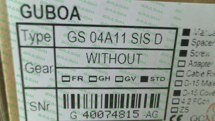 Guboa-GS 04A01 SIS-D price