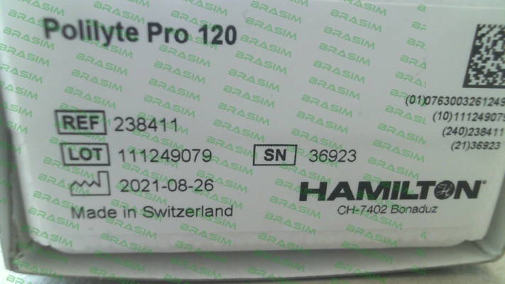 Hamilton-P/N: 238411, Type: Polilyte PRO 120 price