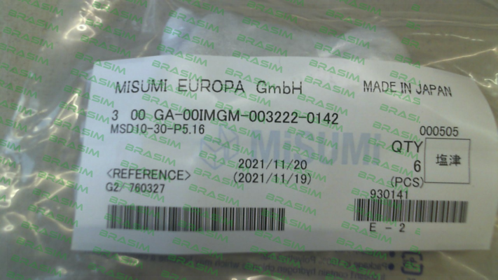 Misumi-MSD10-30-P5.16 price