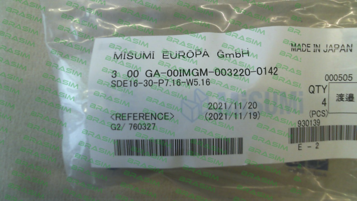 Misumi-SDE16-30-P7.16-W5.16 price