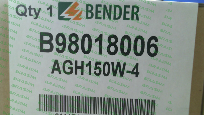 Bender-Nr. B98018006 Type AGH150W-4 price