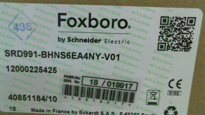 Foxboro (by Schneider Electric)-SRD991-BHNS6EA4NY-V01 price