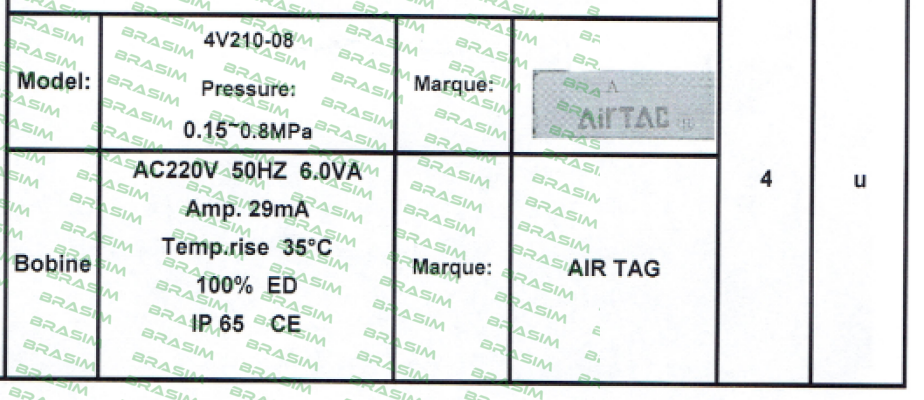 Airtac-4V21008A price