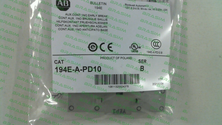 Allen Bradley (Rockwell)-194E-A-PD10  price