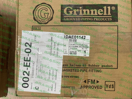 Grinnell-PN 10/16 FIG.71 4" 7280001317 price