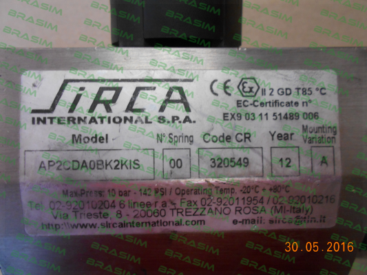 Sirca-AP02DA0BH2BIS  price