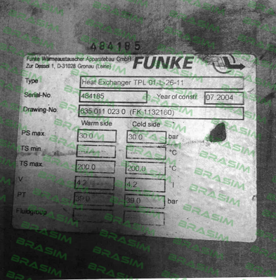 Funke-TPL01-L-26-11 price