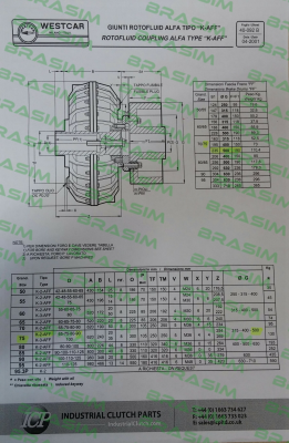 Westcar-Rotofluid Alfa 75P K 2N  price