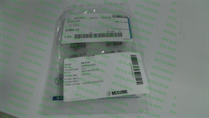 Misumi-DTBB8-22 price