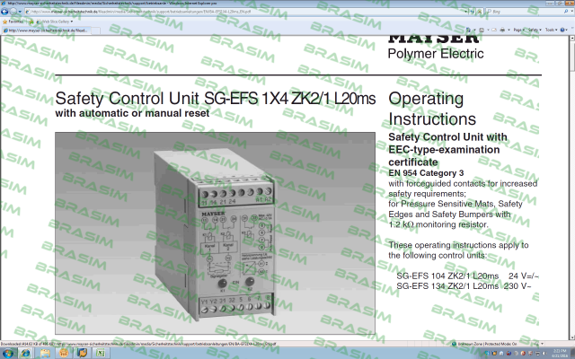 Mayser-1000841 - 24V  price