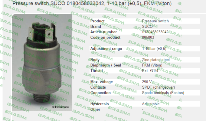 Suco-0180-45803-3-042 price