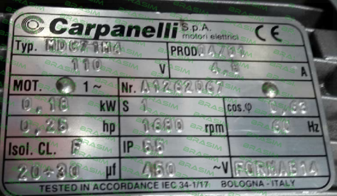 Carpanelli-Typ MDC71a4 (MDC71M4)  price