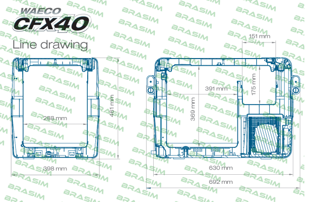 Waeco-P/N: 9105304048 Type: CFX 40  price