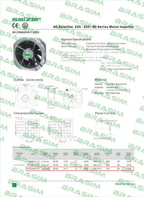 Salzer-PD225M-220 price