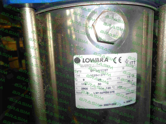 Lowara-Turbine for SV-607F75T, Cod:1C2541371  price