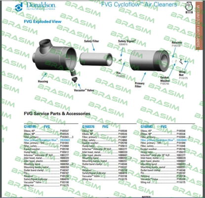 Donaldson-FVG160587 obsolette repl by 103-7663   price