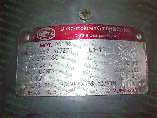 Dietz-Motoren-DN18 Type L1-1A left obsolete/replaced by 261607  price