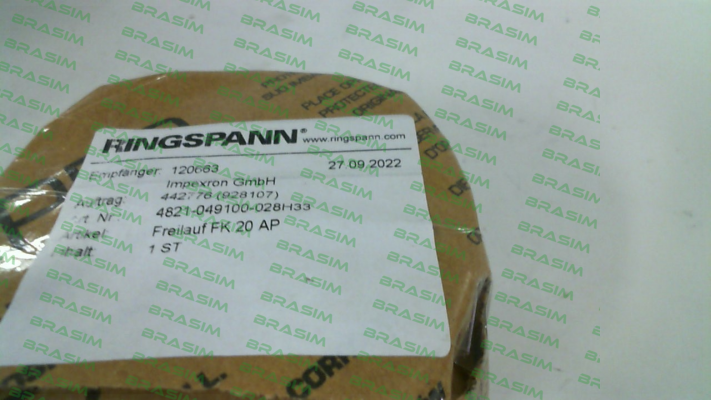 Ringspann-4821-049100-028H33 price