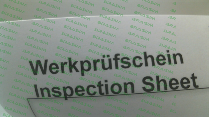 Tastotherm-Werksprüfschein price