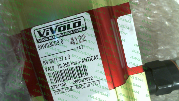 Vivoil Oleodinamica Vivolo-p/n: 9RV03C09, Type: RV-0V/1,27x3 EAV 70-350 bar price