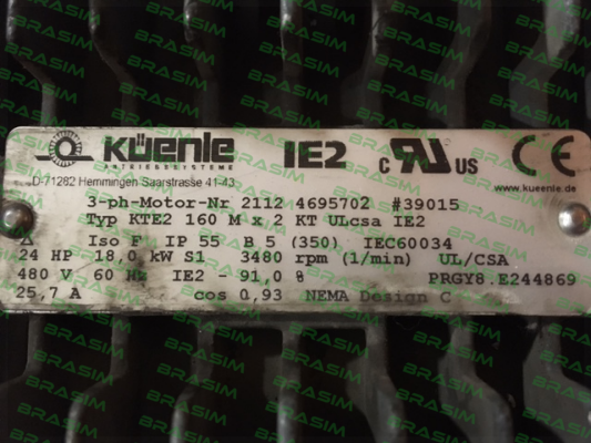 Küenle-KTE2 160 M x 2 KT ULcsa IE2   OEM!!  price