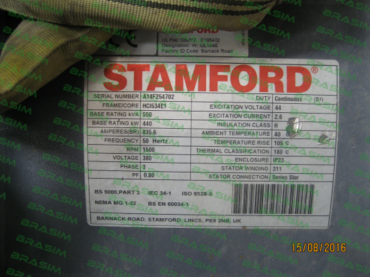 Stamford-450-16016 HC4  price