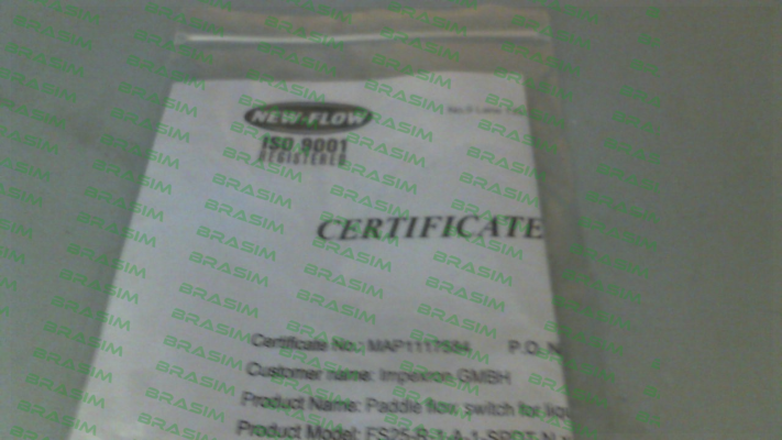 New-Flow-Material certificate for FS25-R-1-A-1-SPDT-N price