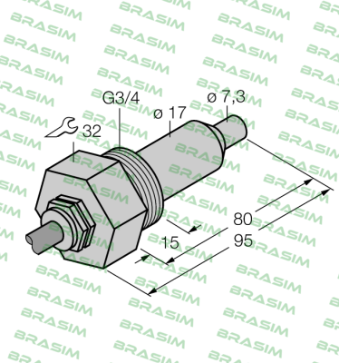 Turck-FCS-G3/4A4-NAEX/L080/D100/D093 price