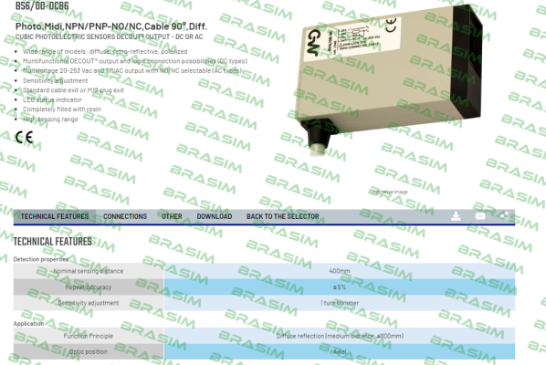 Micro Detectors / Diell-BS6/00-0C86 price