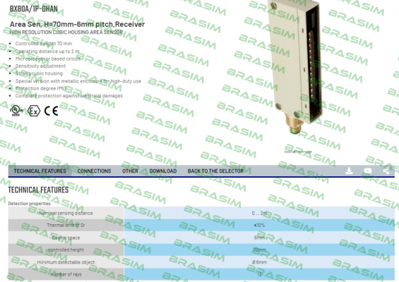 Micro Detectors / Diell-BX80A/1P-0HAN price