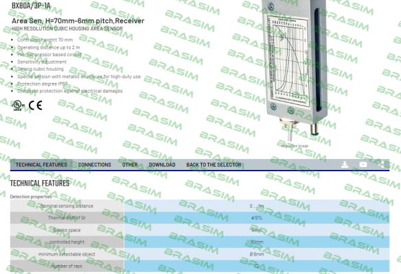 Micro Detectors / Diell-BX80A/3P-1A price