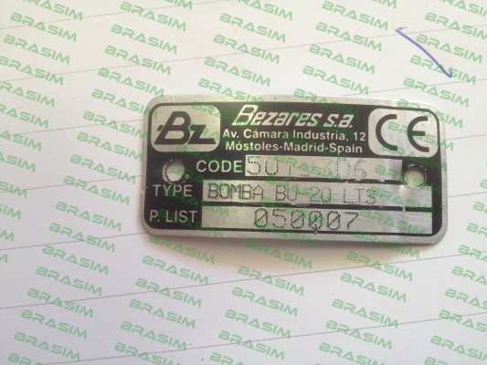 Bezares-5019306/BOMBA BU-20LTS  price