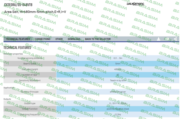 Micro Detectors / Diell-CX2E0RA/05-048VTB price