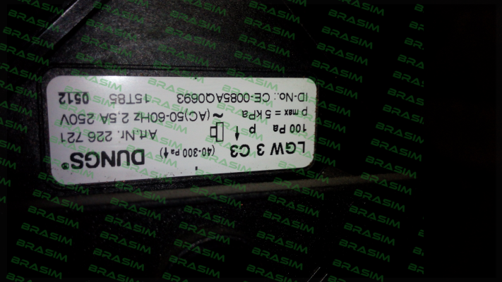 Dungs-LGW 3 C3, Art.N 226721 -  not available possible replacement(LGW 3 A2-7 / 257435;LGW 3 A2-7 / 257435;LGW 3 A4, 0.4 / 221590;DMV-D 503/11 / 222 326)  price